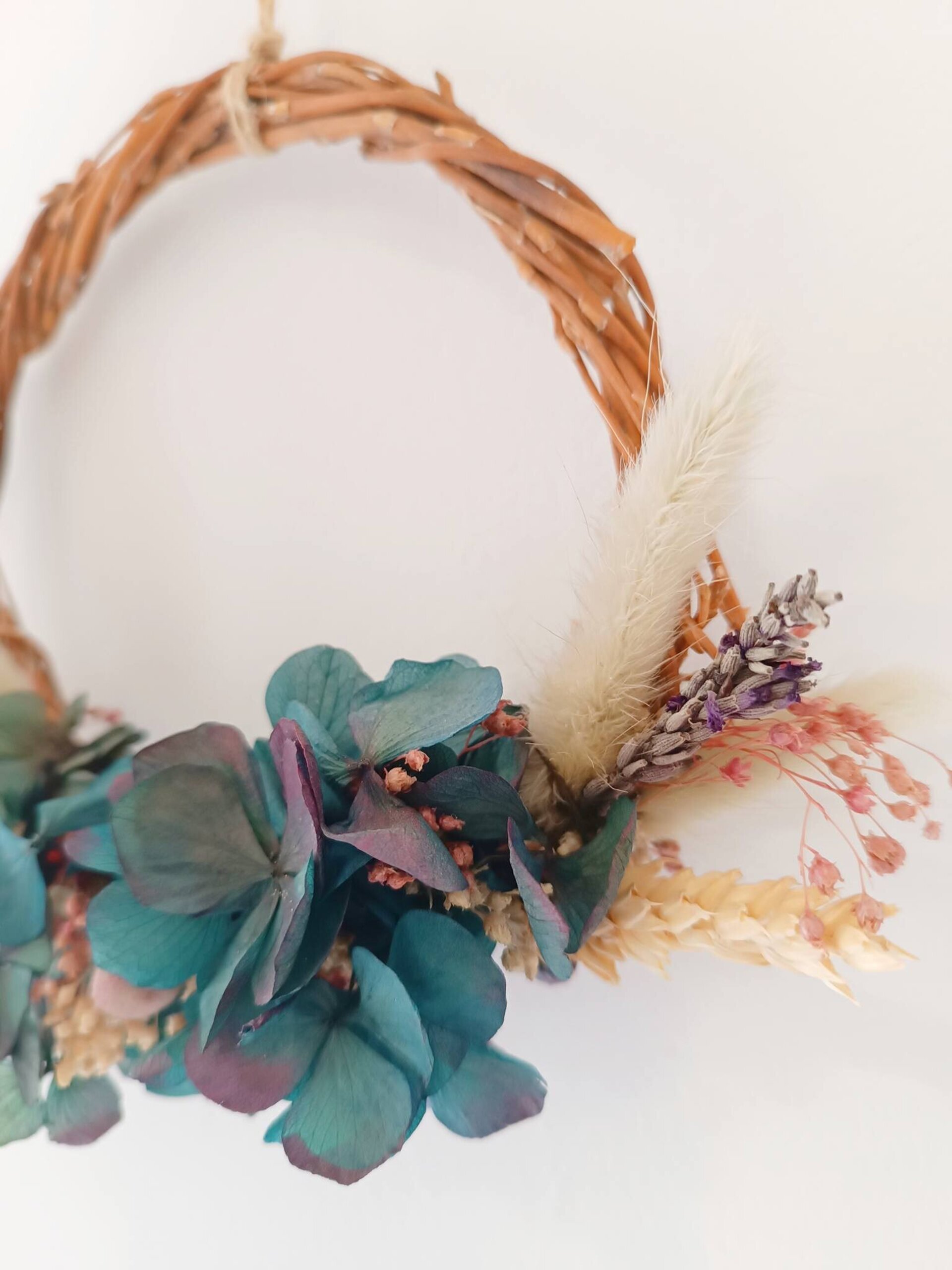 Coronita de flores preservadas azul - 2
