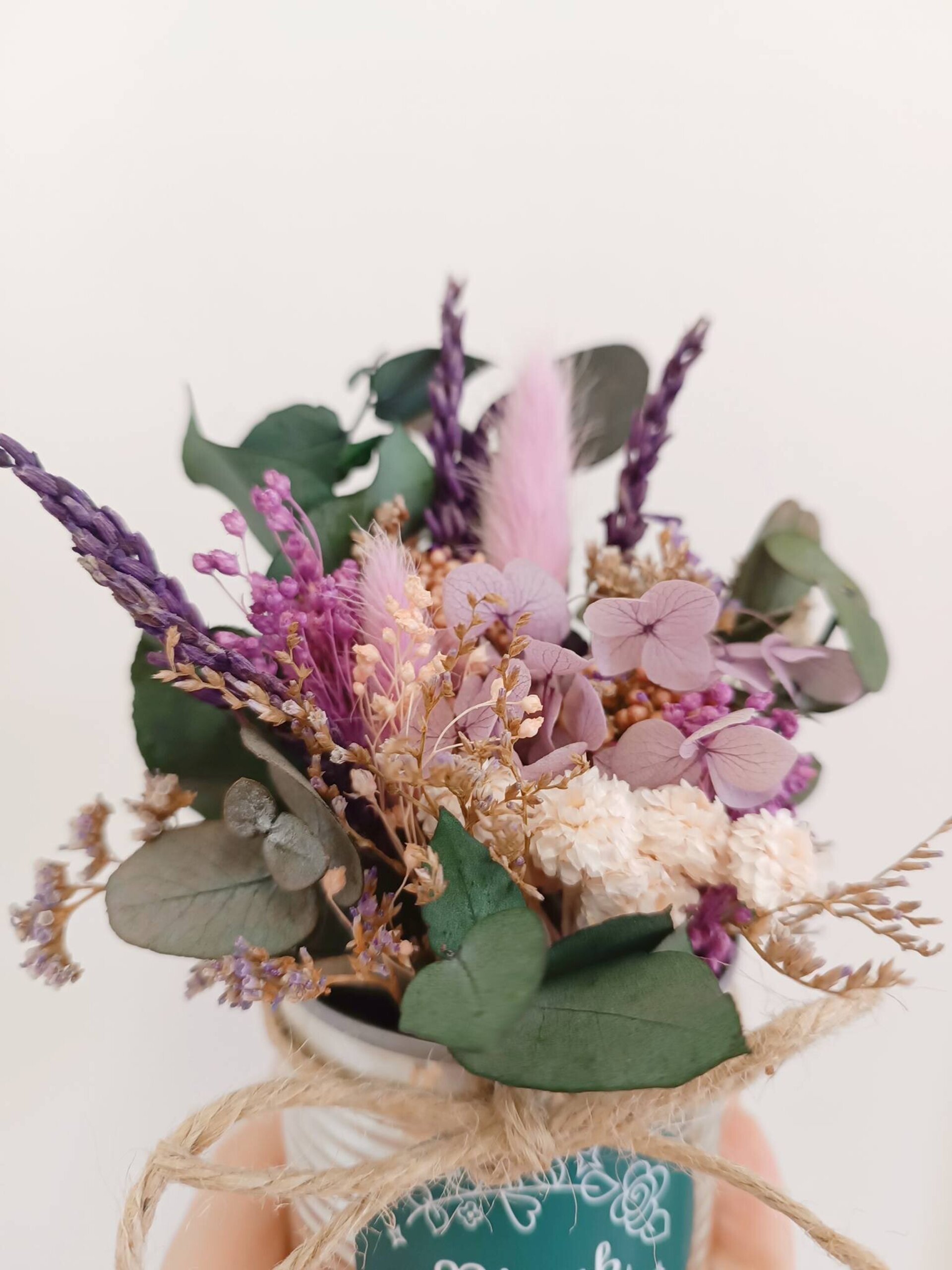 Latita de flores preservadas lila - 3