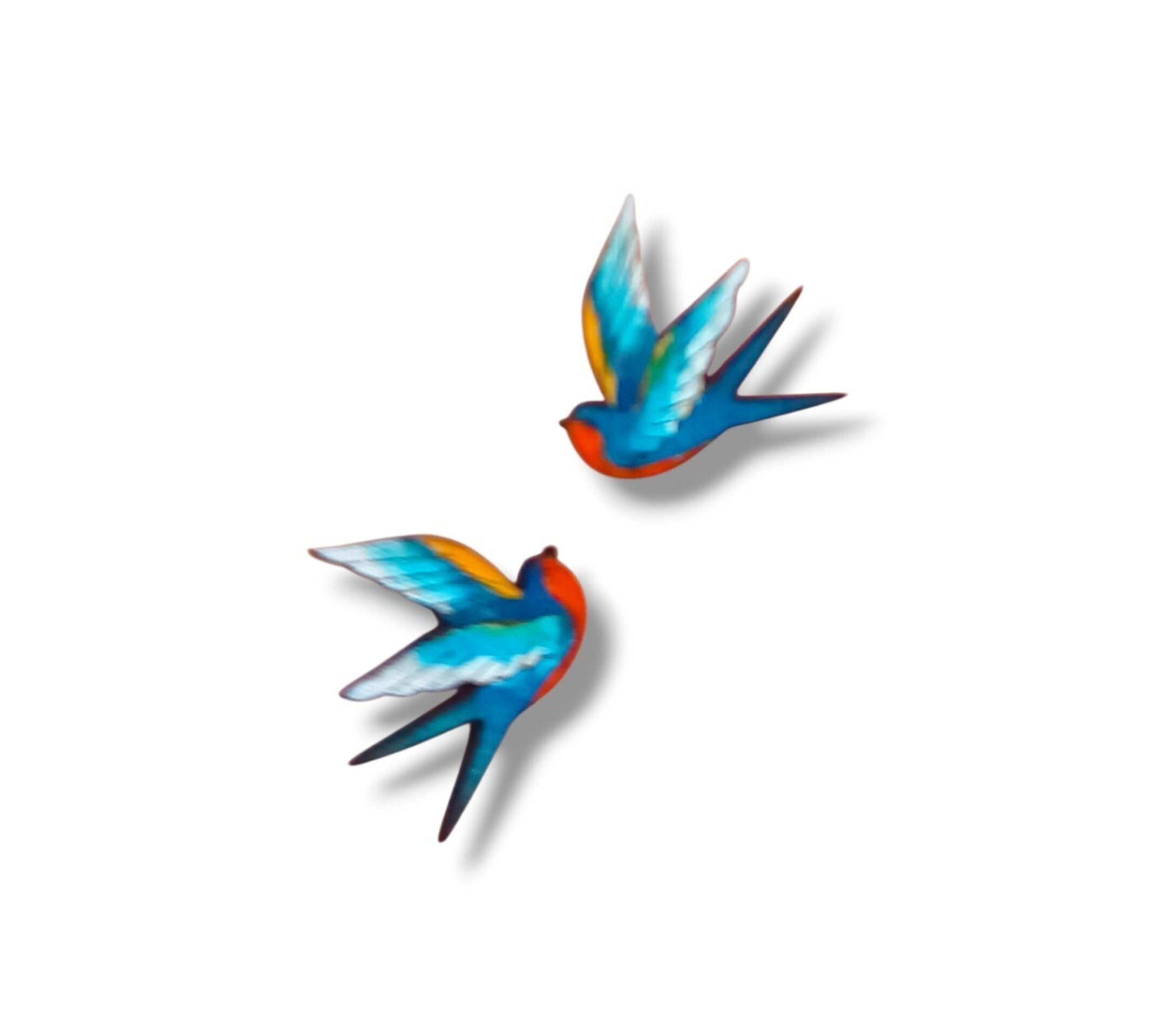 Pendientes de golondrinas minis - 1