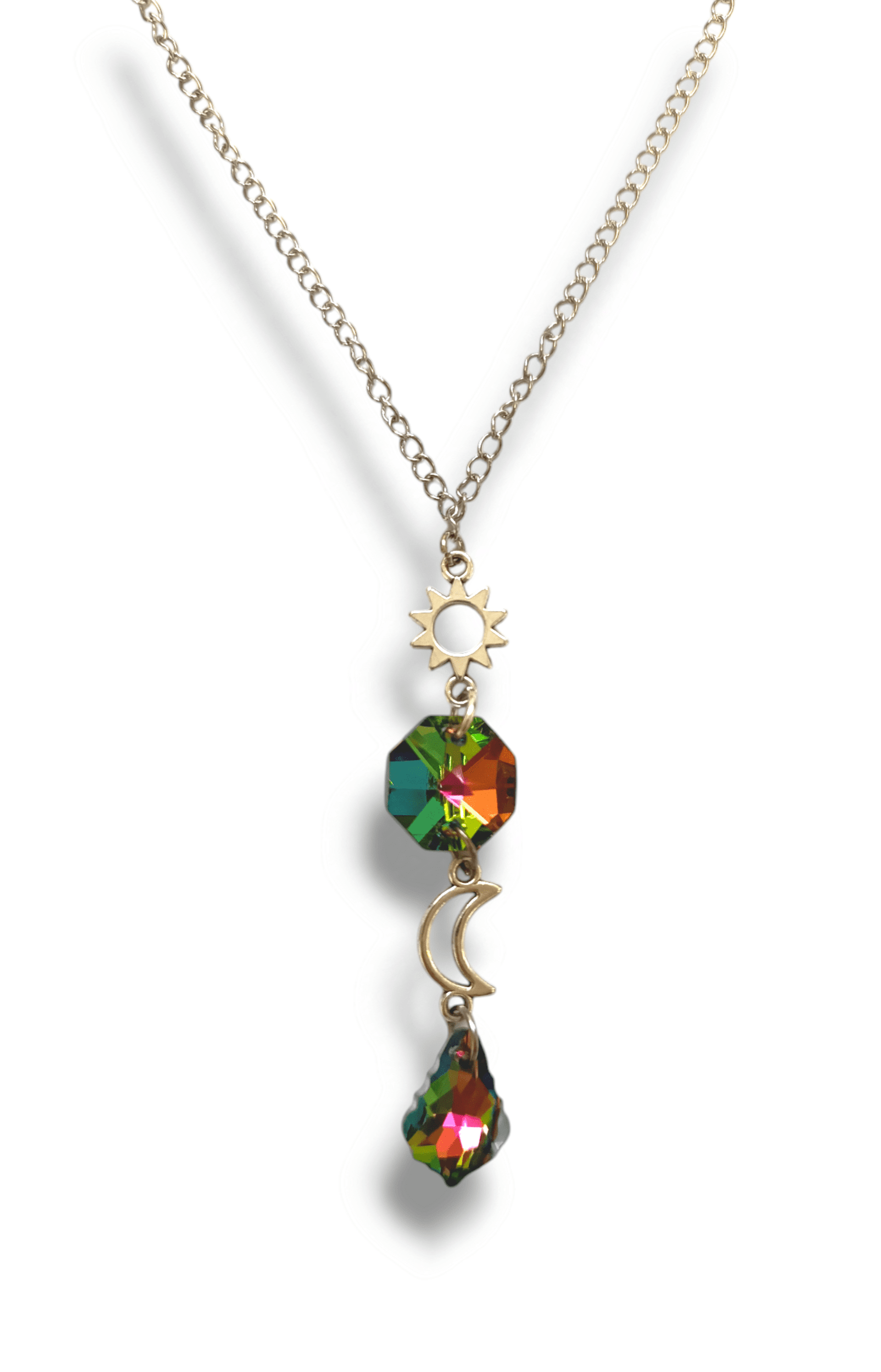Collar cristal verde - 2