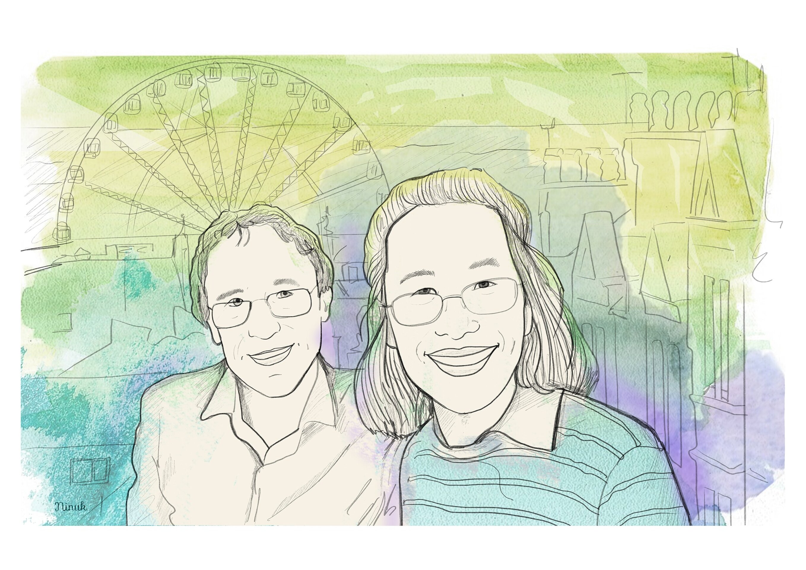 Retrato personalizado efecto Splash - 3