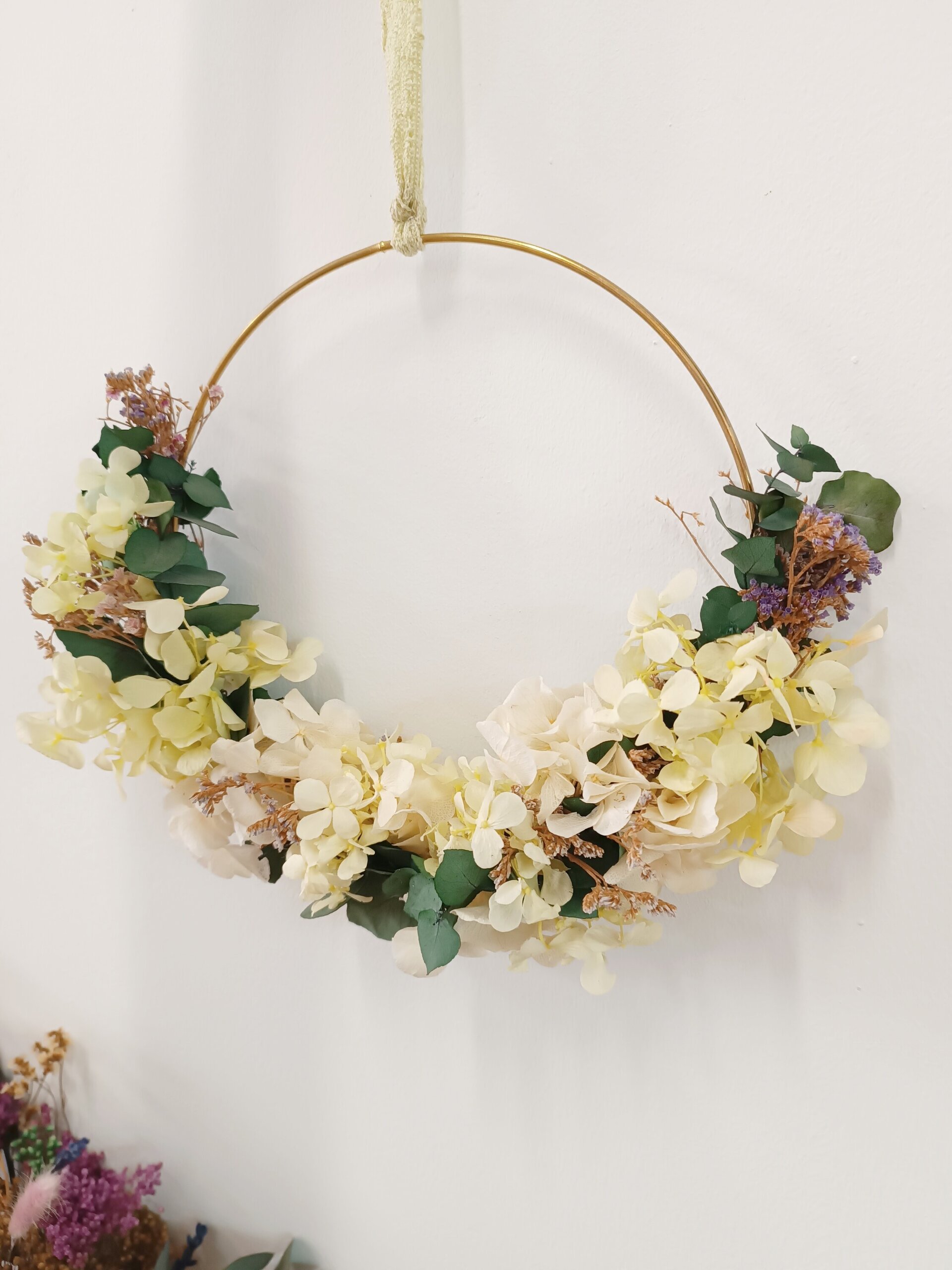 Corona de flores preservadas Lima - 2