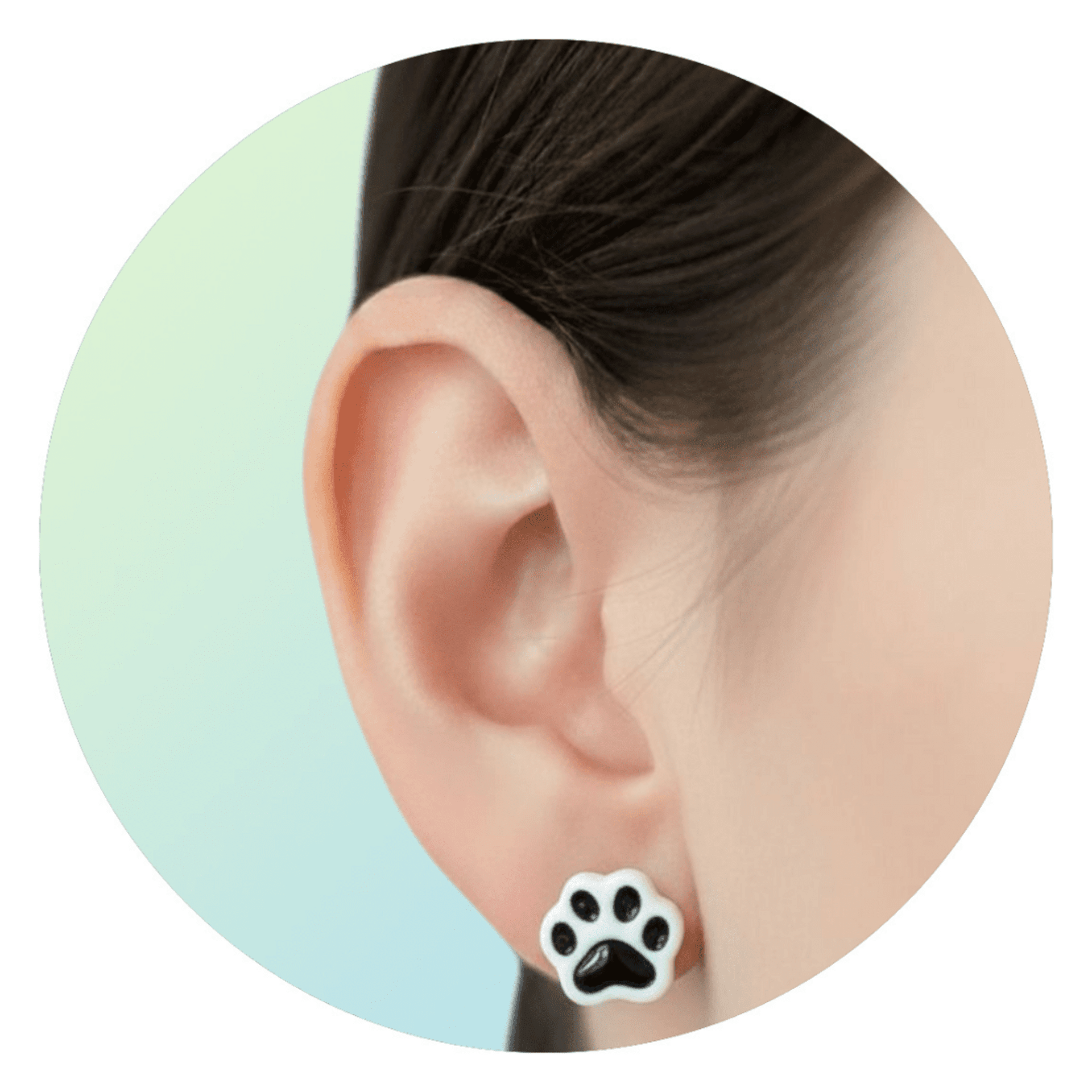 Pendientes huellas - 3