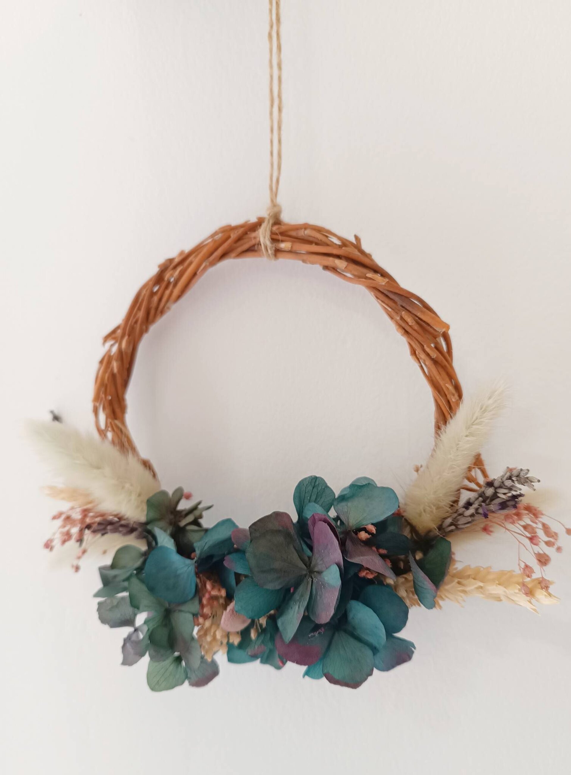 Coronita de flores preservadas azul - 3