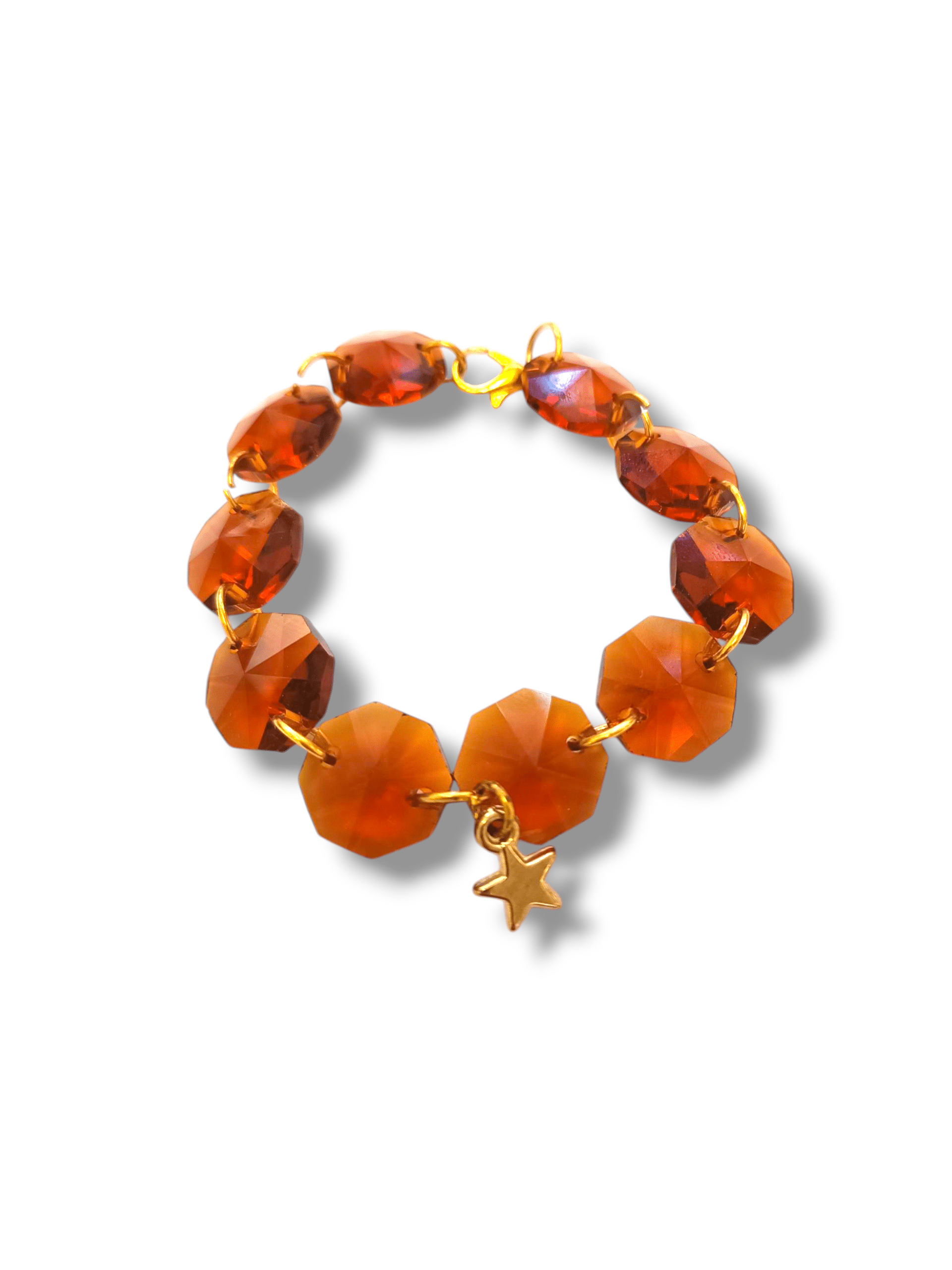 Pulsera cristal Marrón - 1