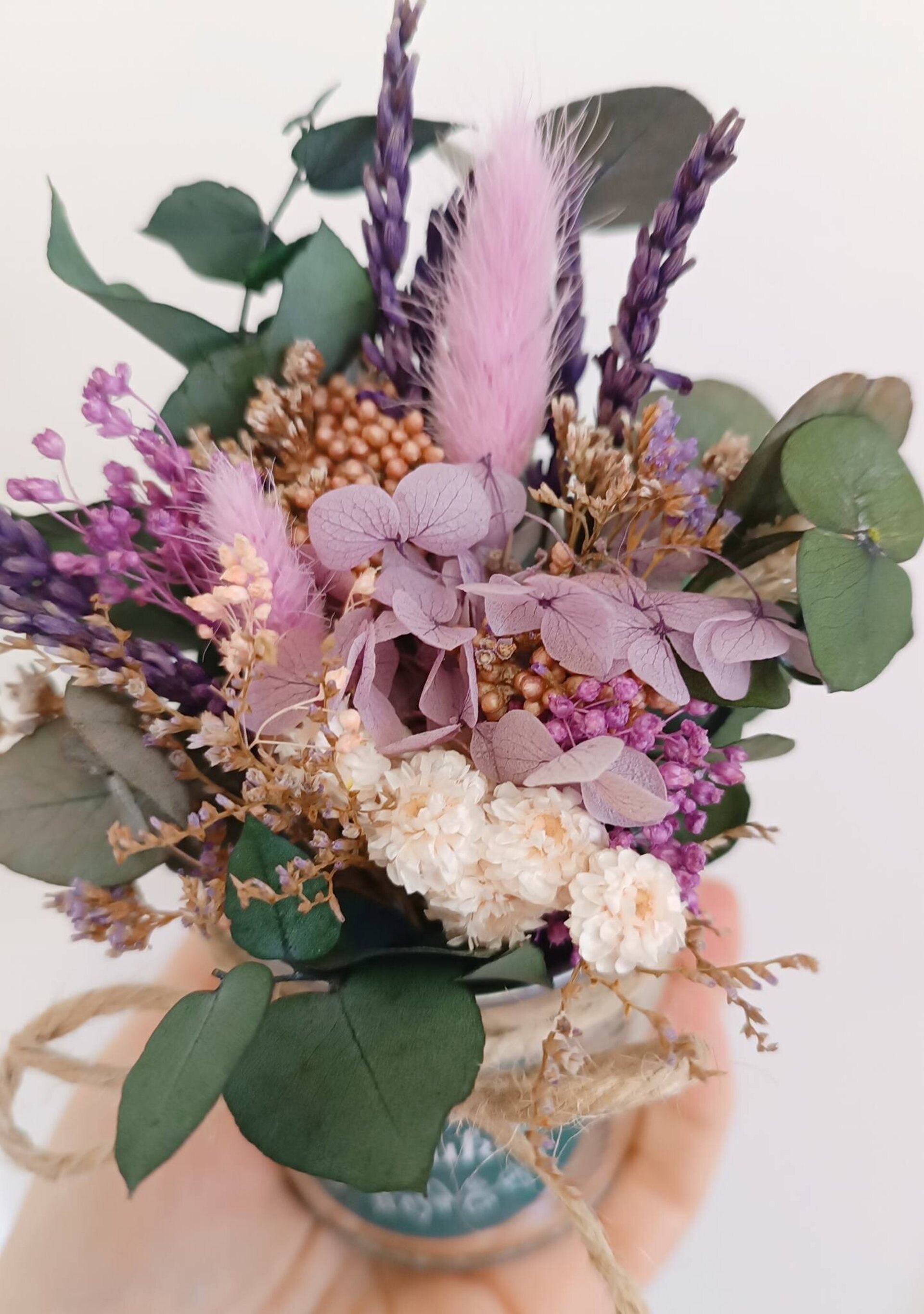 Latita de flores preservadas lila - 2